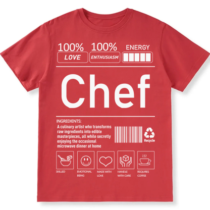 Chef Unisex Fit Cotton T-Shirt wearishow