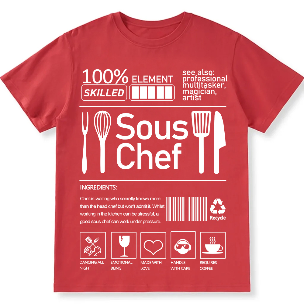 sous chef  Unisex Fit Cotton T-Shirt wearishow