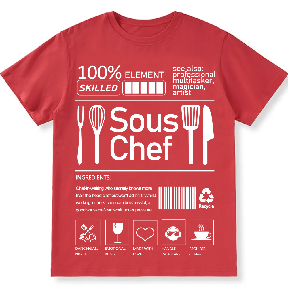 sous chef  Unisex Fit Cotton T-Shirt wearishow