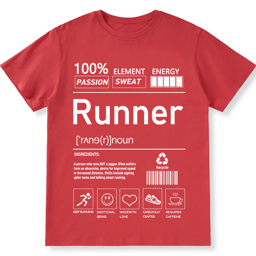 Runner  Unisex Fit Cotton T-Shirt wearishow