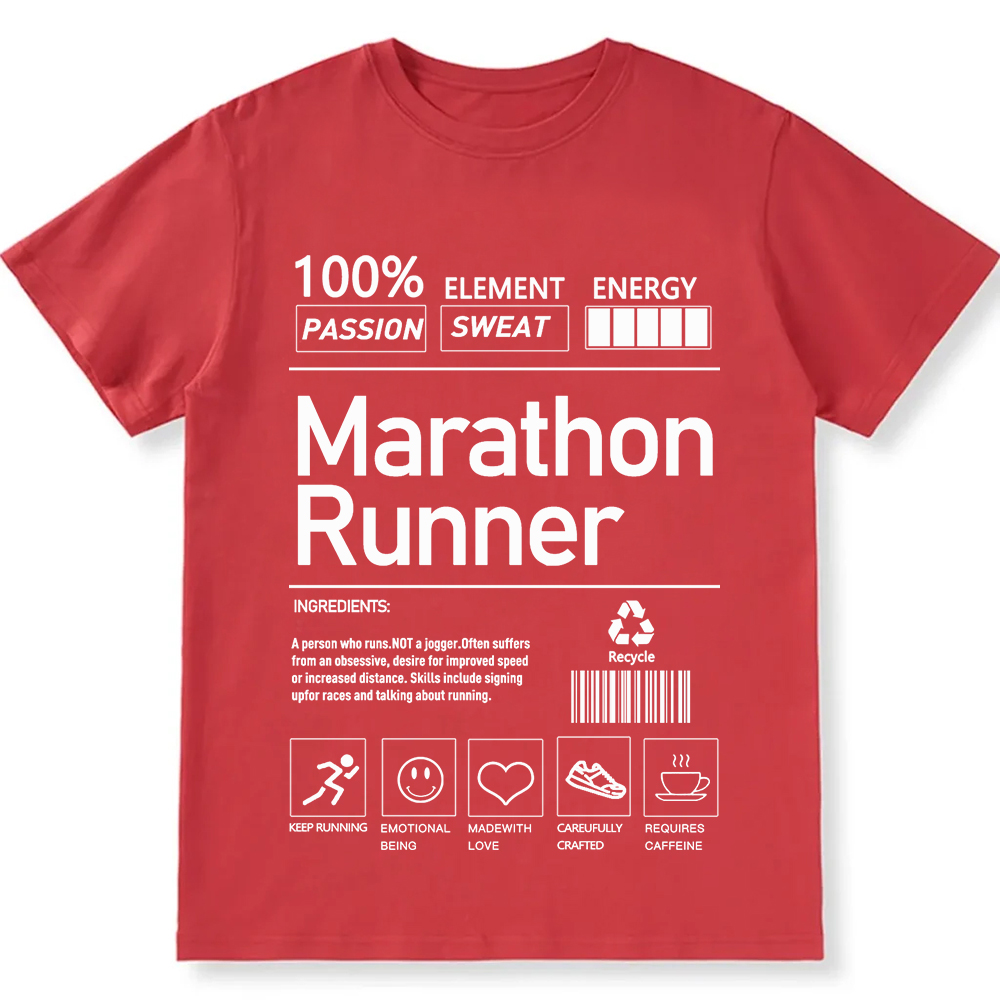 Marathon Runner  Unisex Fit Cotton T-Shirt wearishow