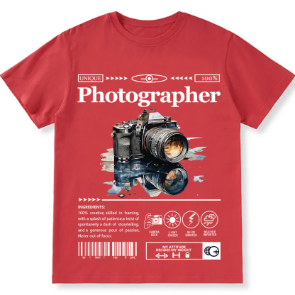 Photographer Unisex Fit Cotton T-Shirt wearishow