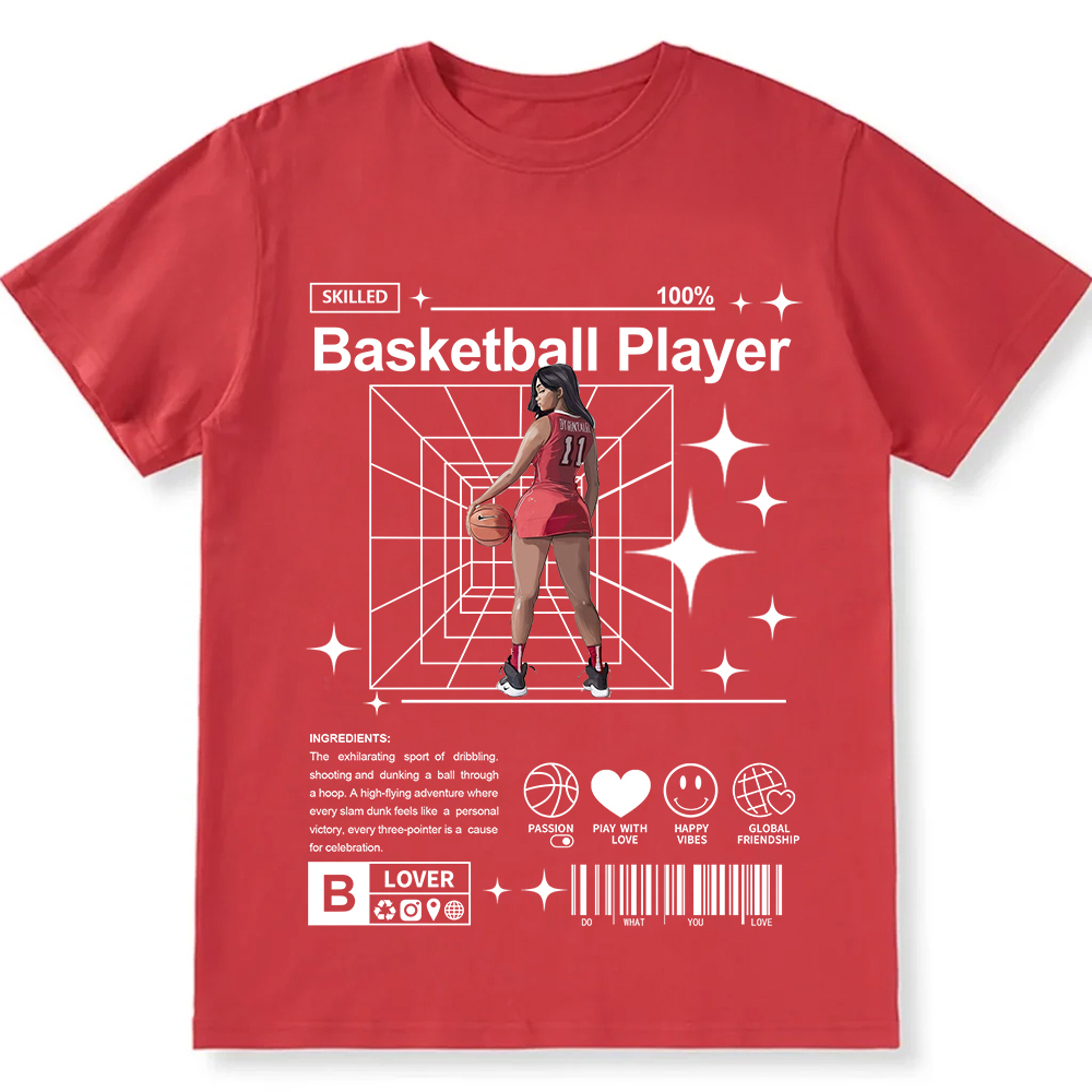 Basketball Player Unisex Fit Cotton T-Shirt wearishow