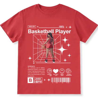 Basketball Player Unisex Fit Cotton T-Shirt wearishow