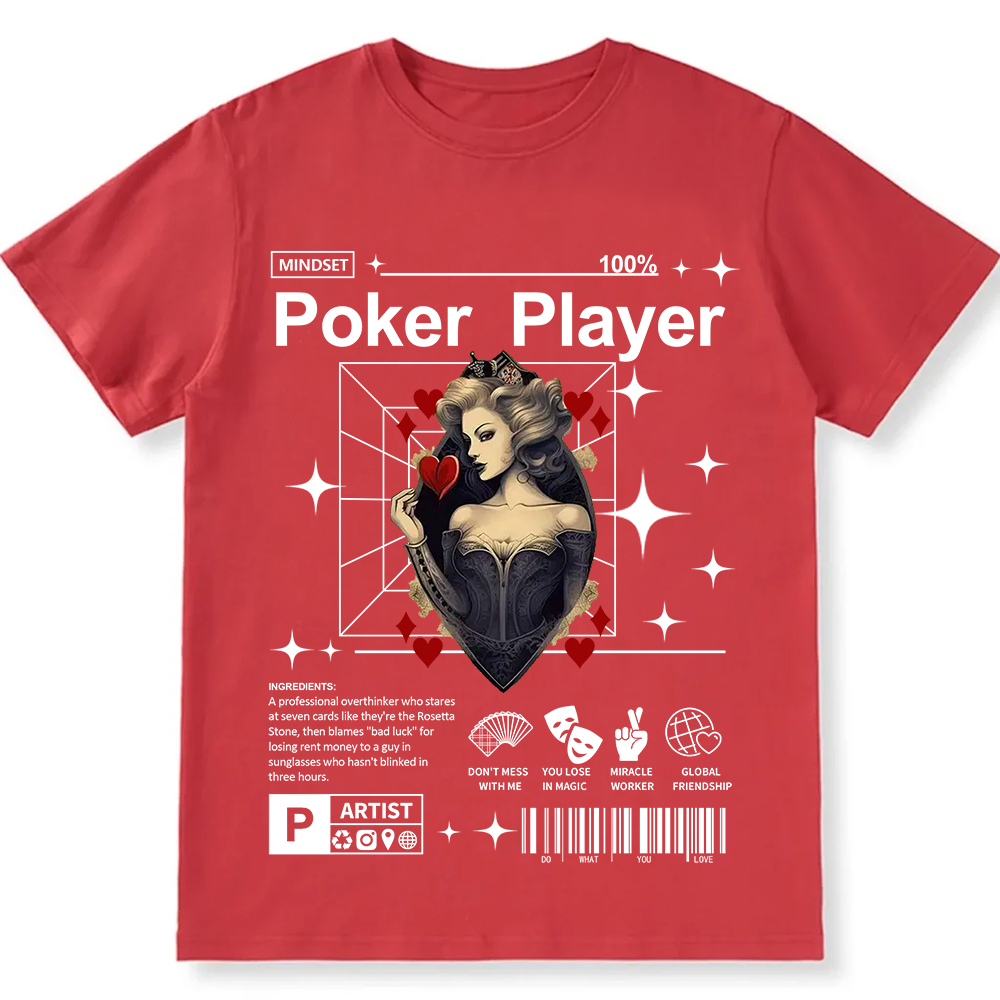 Poker Player Unisex Fit Cotton T-Shirt wearishow