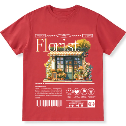Florist Unisex Fit Cotton T-Shirt wearishow