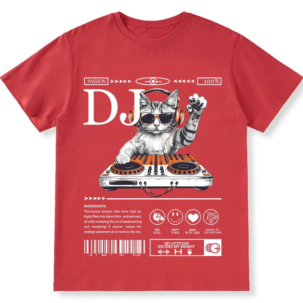 DJ Unisex Fit Cotton T-Shirt wearishow