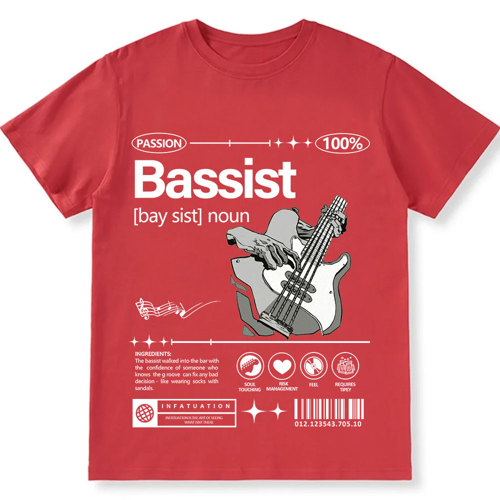 Bassist Unisex Fit Cotton T-Shirt wearishow