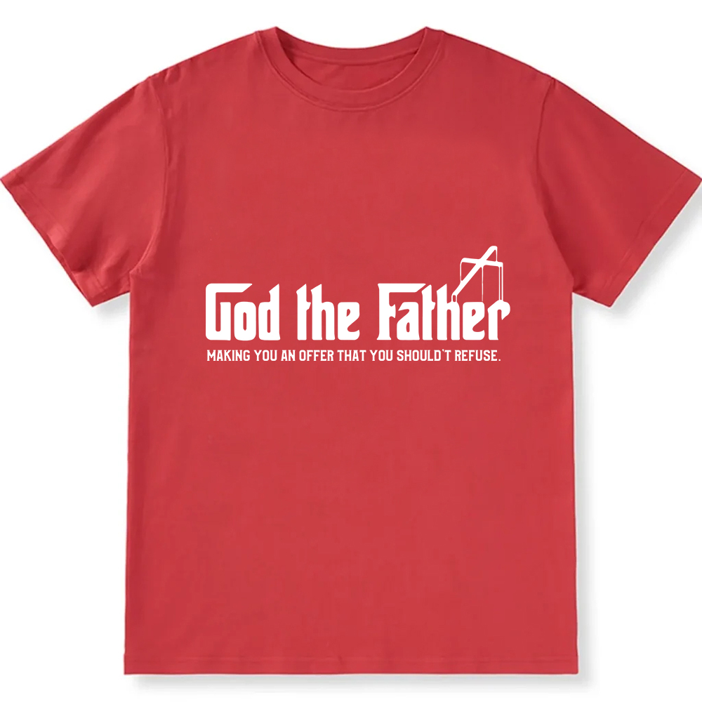 God The Father Christian Unisex Fit Cotton T-Shirt wearishow