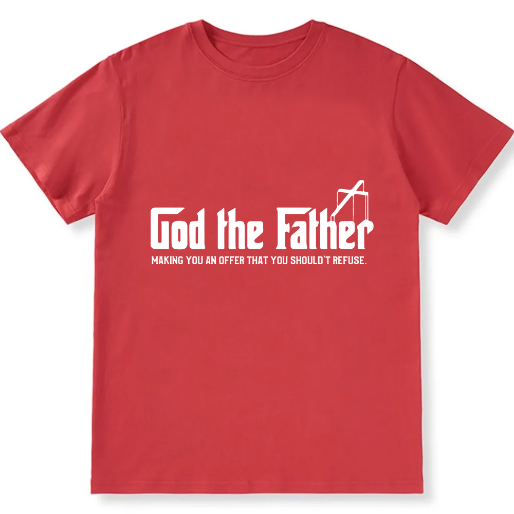 God The Father Christian Unisex Fit Cotton T-Shirt wearishow