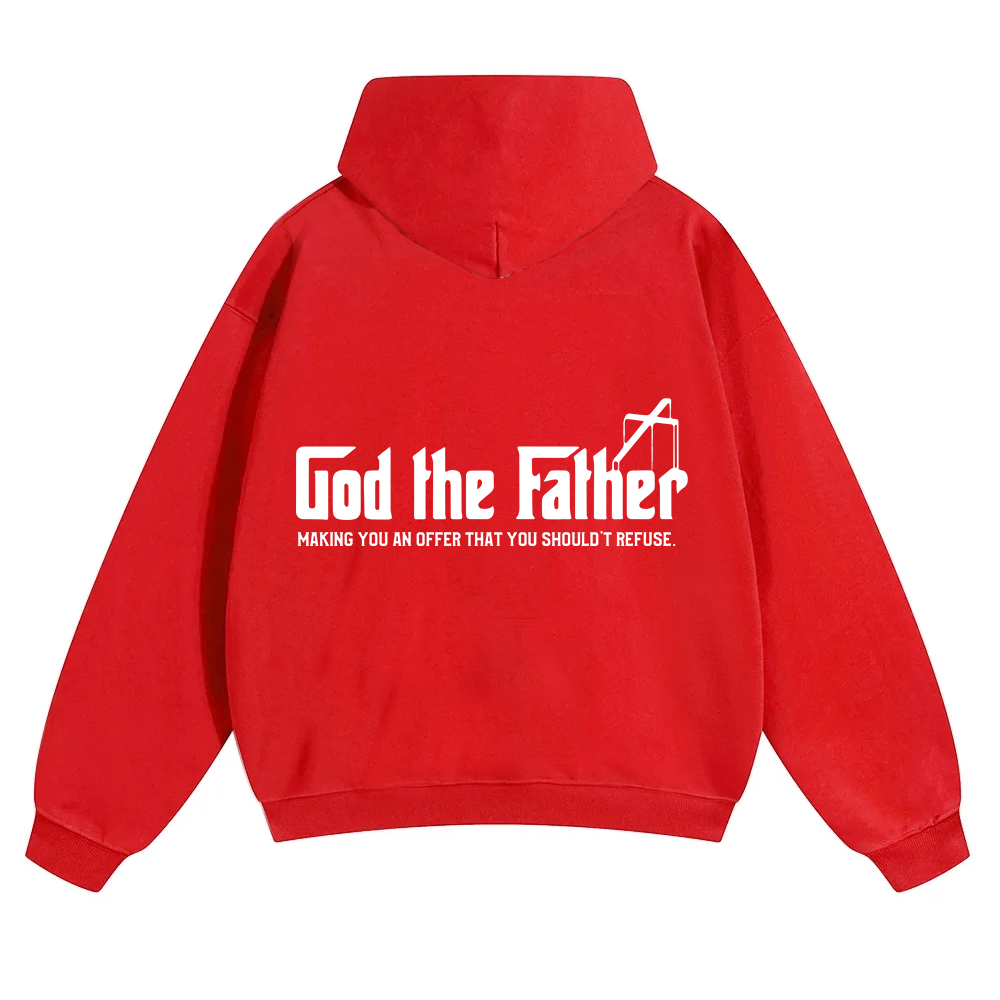God The Father Christian Unisex Solid Color Hoodie wearishow