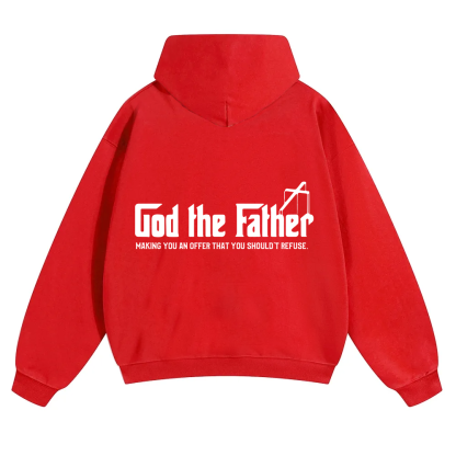 God The Father Christian Unisex Solid Color Hoodie wearishow