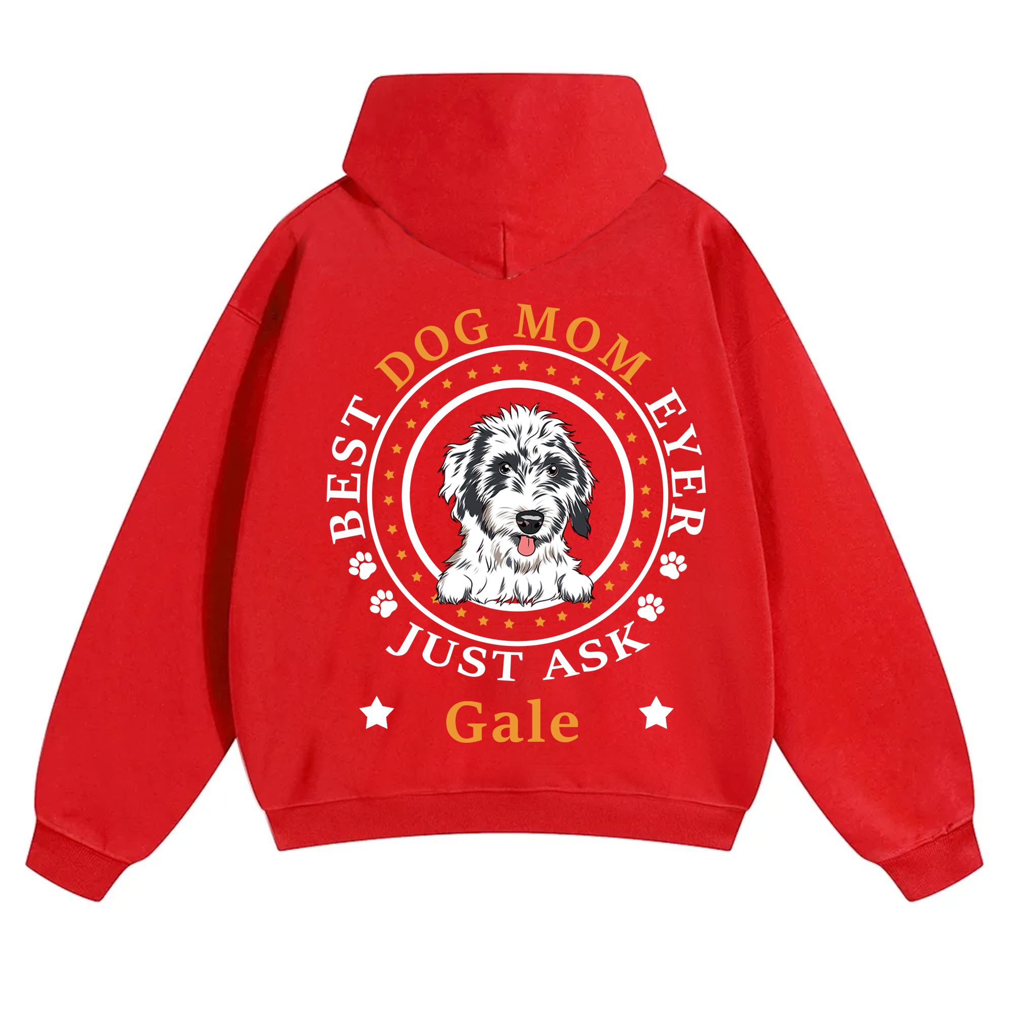Best Dog Dad/Dog Mum Circle - Personalized Custom Unisex Hoodie
