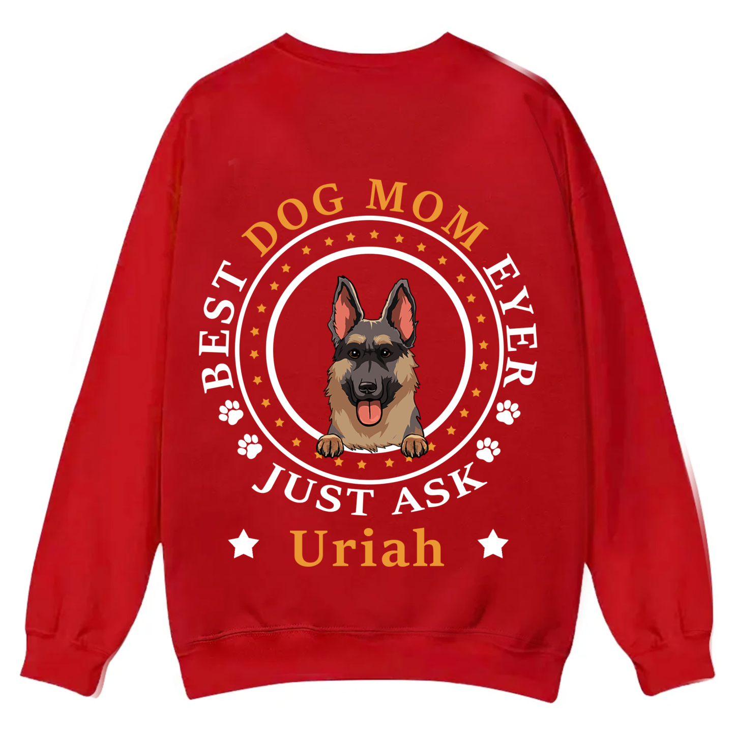 Best Dog Dad/Dog Mum Circle - Personalized Custom Unisex Casual Crewneck Sweatshirt