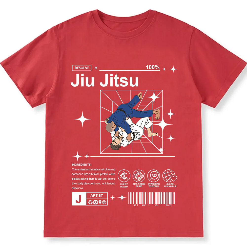 Jiu Jitsu Unisex Fit Cotton T-Shirt wearishow