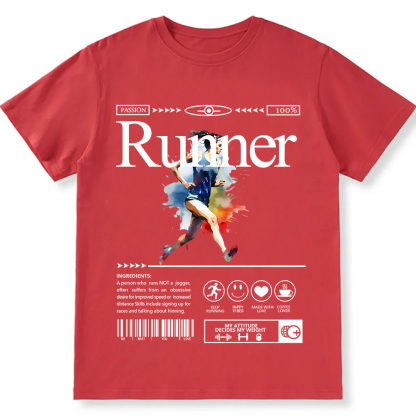 Runner Unisex Fit Cotton T-Shirt wearishow