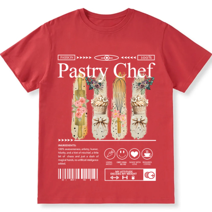 Pastry Chef Unisex Fit Cotton T-Shirt wearishow