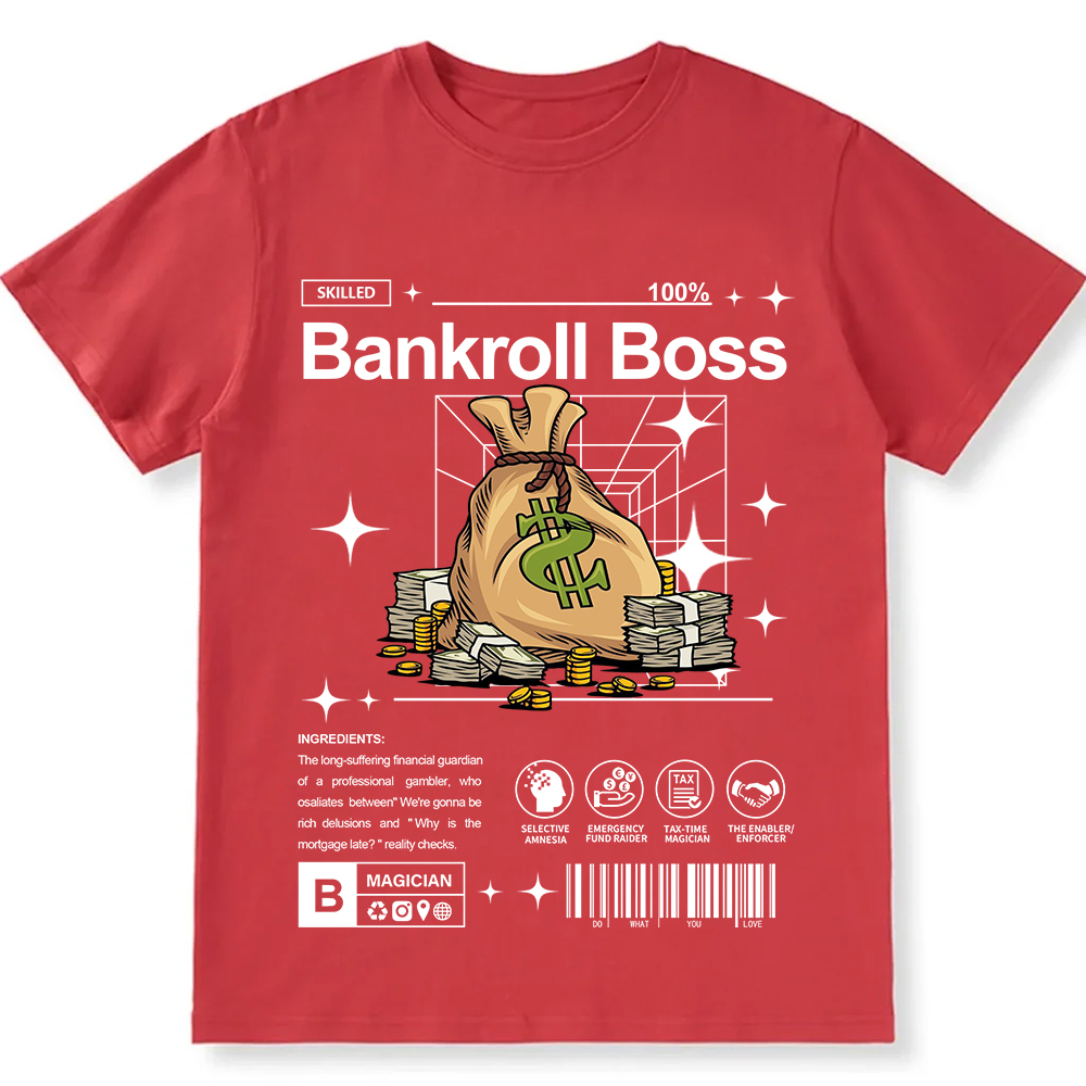 Bankroll Boss Unisex Fit Cotton T-Shirt wearishow