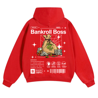 Bankroll Boss Unisex Solid Color Hoodie wearishow