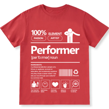 Performer Unisex Fit Cotton T-Shirt wearishow