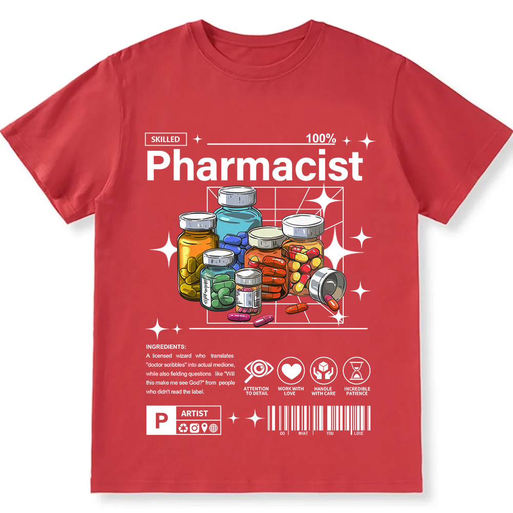 Pharmacist Unisex Fit Cotton T-Shirt wearishow