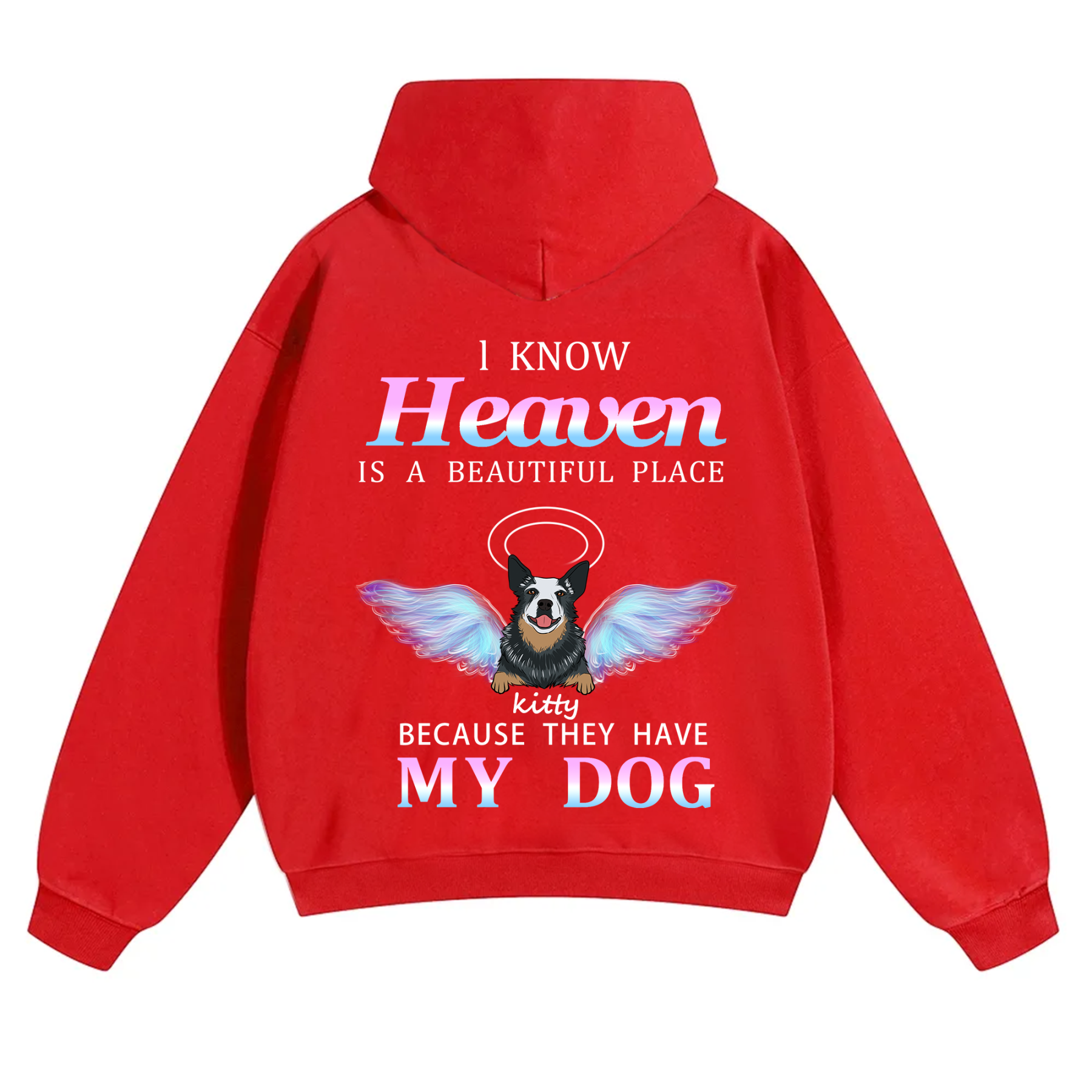 Heaven Is A Beautiful Place - Personalized Custom Unisex Hoodie