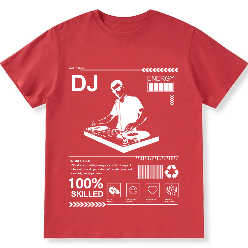 DJ Unisex Fit Cotton T-Shirt wearishow