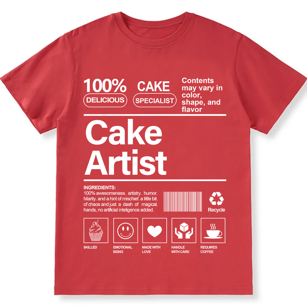 Cake Artist  Unisex Fit Cotton T-Shirt wearishow