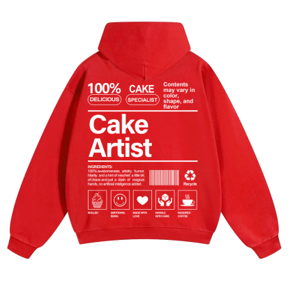 Cake Artist  Unisex Solid Color Hoodie wearishow