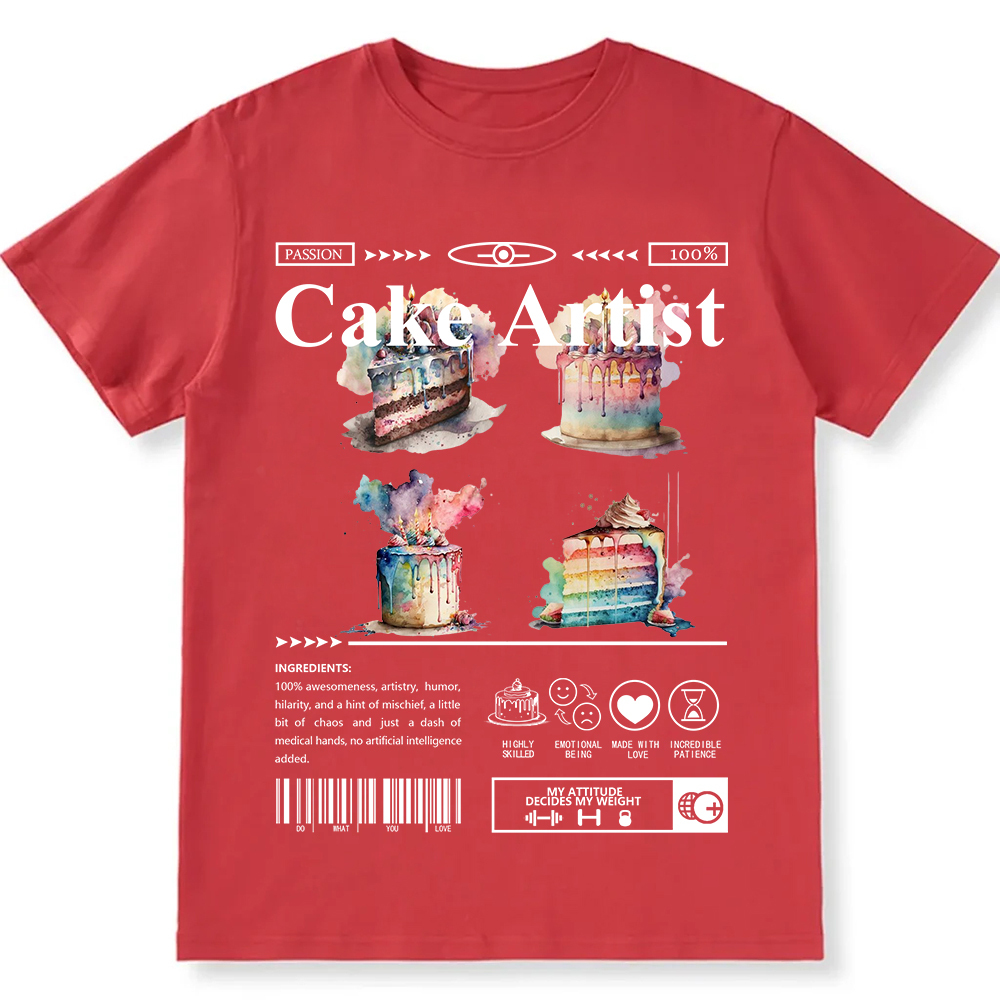 Cake Artist  Unisex Fit Cotton T-Shirt wearishow