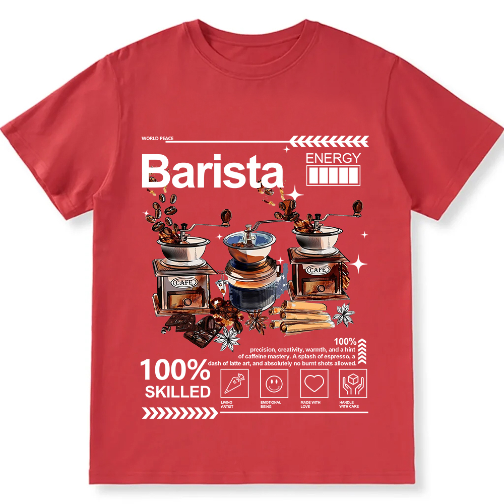 Barista  Unisex Fit Cotton T-Shirt wearishow