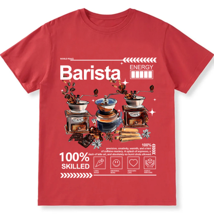 Barista  Unisex Fit Cotton T-Shirt wearishow
