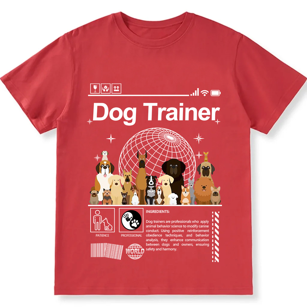 Dog Trainer Unisex Fit Cotton T-Shirt wearishow