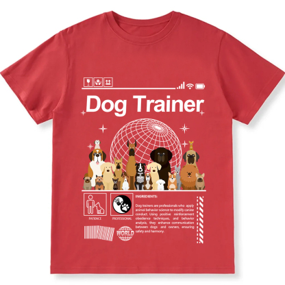 Dog Trainer Unisex Fit Cotton T-Shirt wearishow