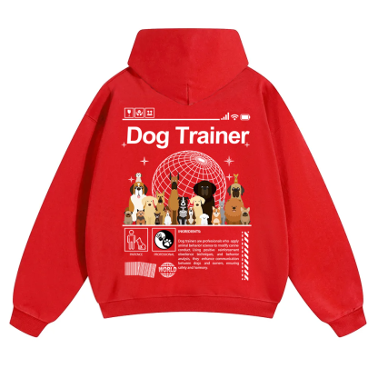 Dog Trainer Unisex Solid Color Hoodie wearishow