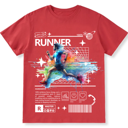 Runner Unisex Fit Cotton T-Shirt wearishow