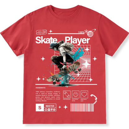 Skate Player Unisex Fit Cotton T-Shirt wearishow