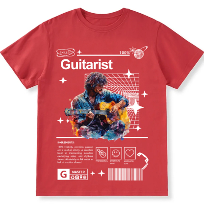 Guitarist Unisex Fit Cotton T-Shirt wearishow