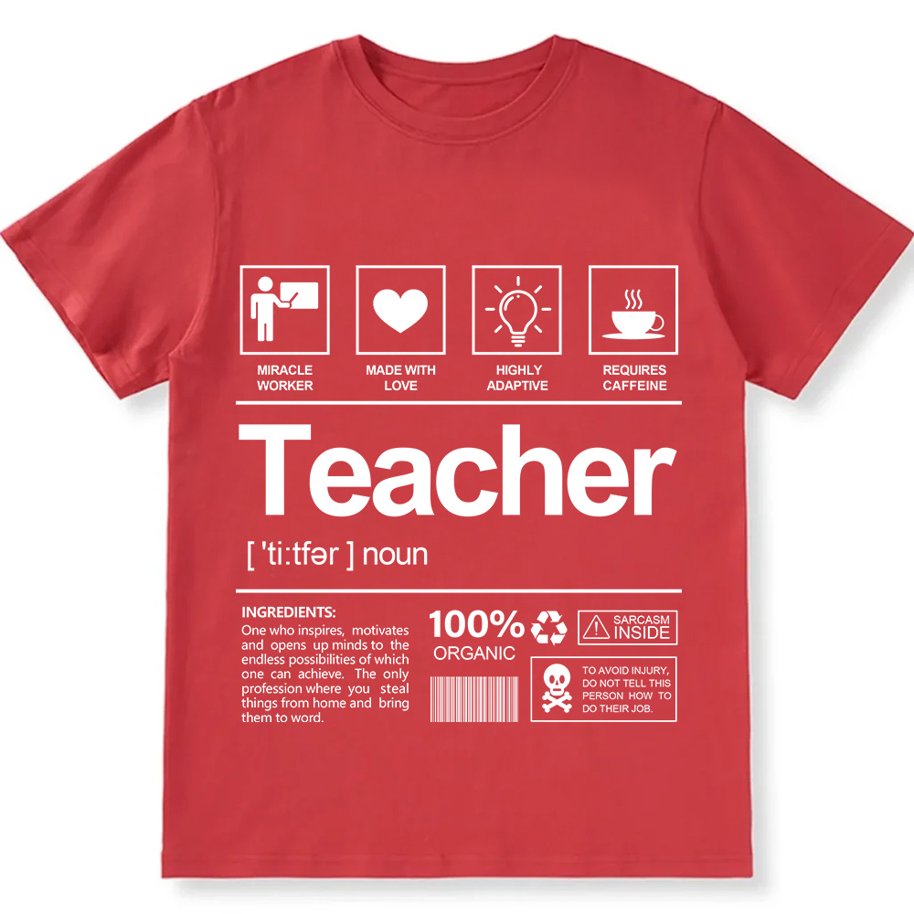 Teacher Unisex Fit Cotton T-Shirt wearishow