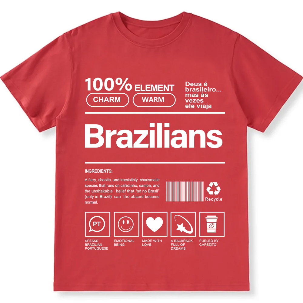 Brazilians Unisex Fit  Cotton T-Shirt wearishow