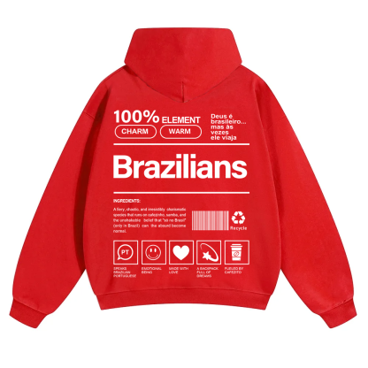 Brazilians Unisex Fit Color Hoodie wearishow