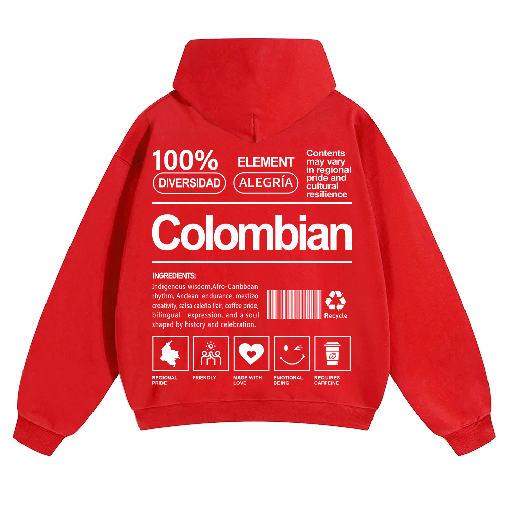 Colombian Unisex Fit Color Hoodie wearishow