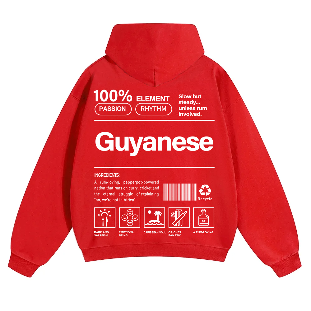Guyanese Unisex Fit Color Hoodie wearishow