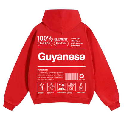 Guyanese Unisex Fit Color Hoodie wearishow