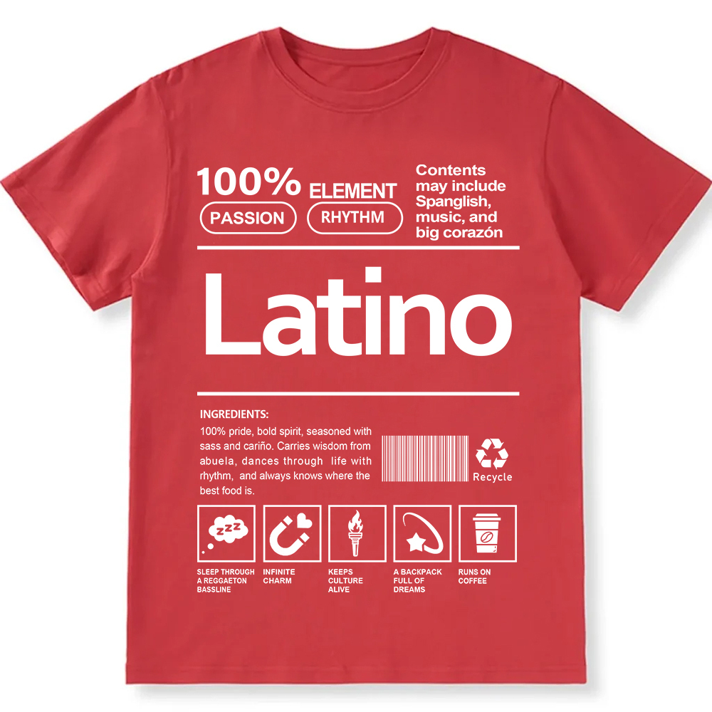 Latino Unisex Fit  Cotton T-Shirt wearishow