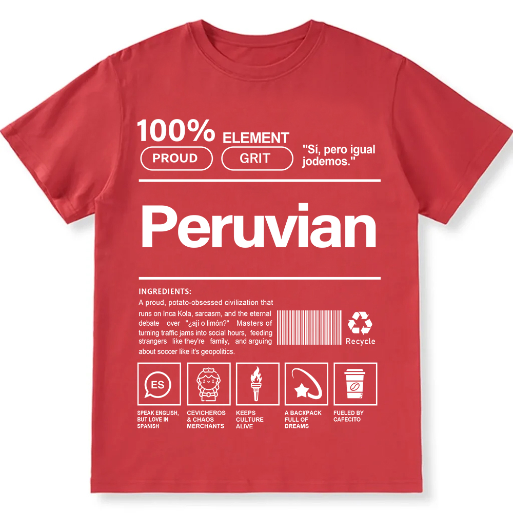 Peruvian Unisex Fit  Cotton T-Shirt wearishow