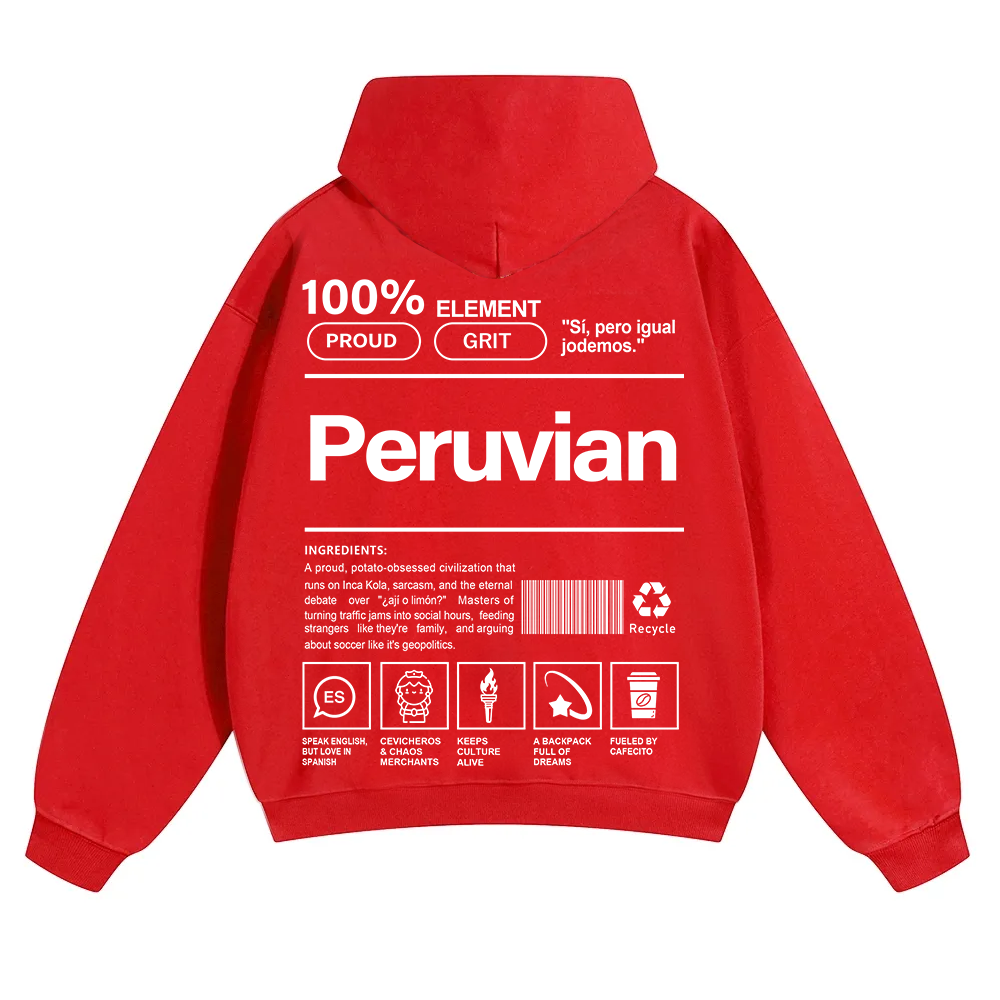 Peruvian Unisex Fit Color Hoodie wearishow