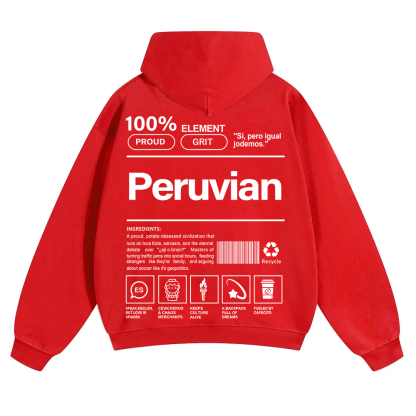 Peruvian Unisex Fit Color Hoodie wearishow