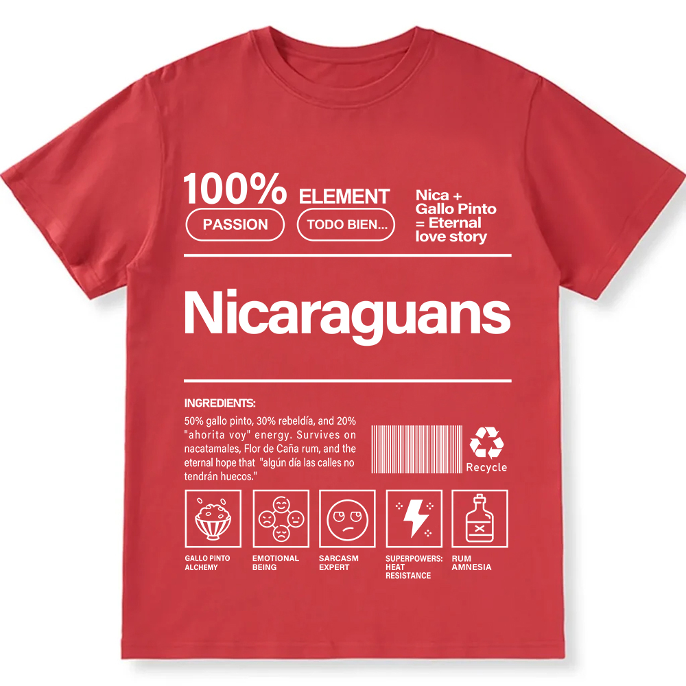 Nicaraguans Unisex Fit  Cotton T-Shirt wearishow
