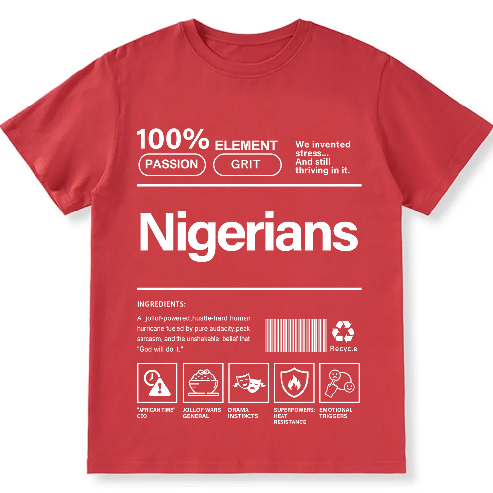 Nigerians Unisex Fit  Cotton T-Shirt wearishow